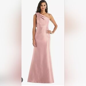 💋ALFRED SUNG Elegant Pink Evening Gown💋